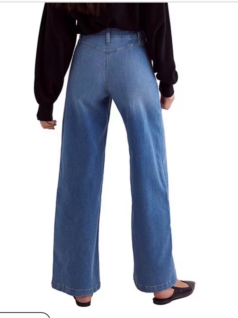 We the Free Libre High Rise Wide Leg Stretch Denim Jeans size 31 - Picture 2 of 5